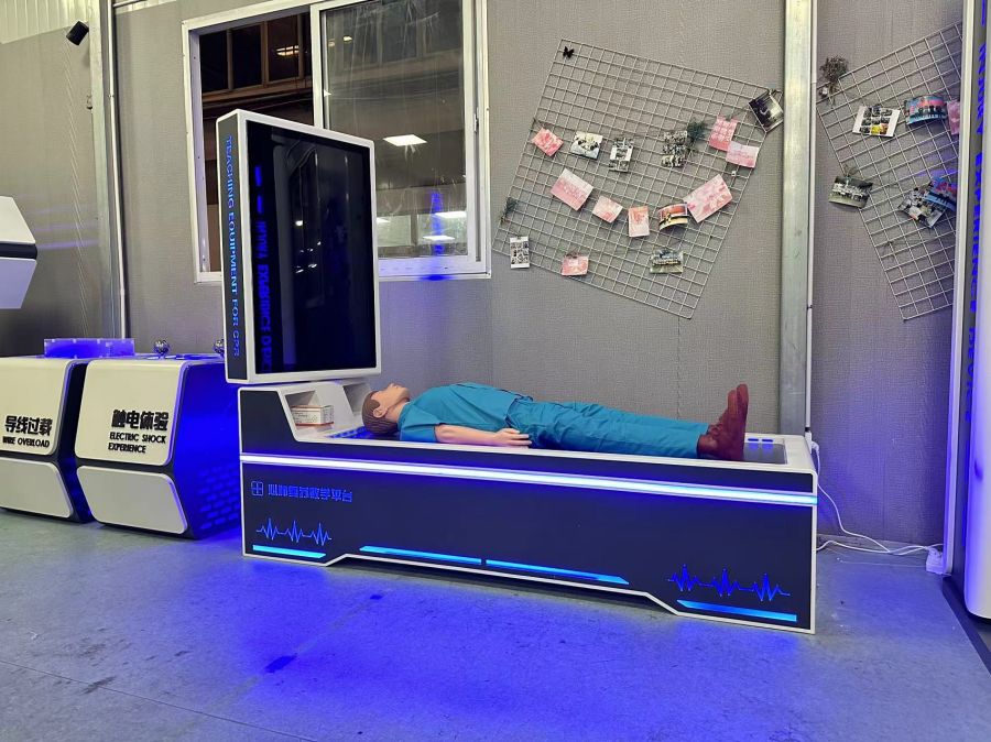  化工安全宣教、履历、工伤预防个别防护实训  幼我防护与职业健全宣教履历设备 J9集团直营